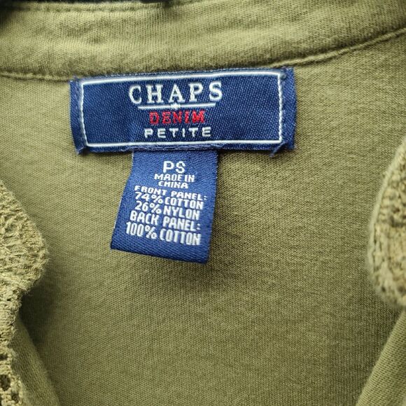 Lot Of Four Chaps Womens Tops Multi-Color Size PS Cotton Sleeveless Pullover - Picture 6 of 16